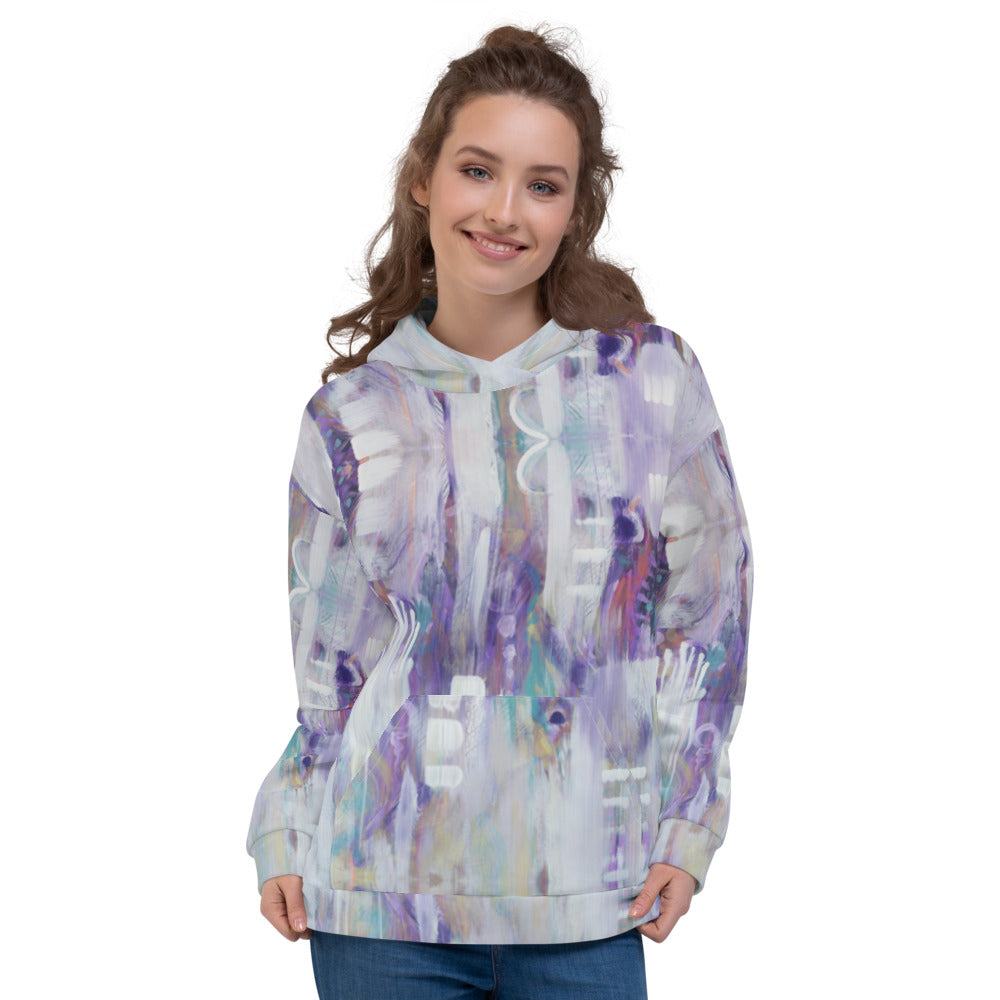 Abstract Purple, Epic Unisex Hoodie