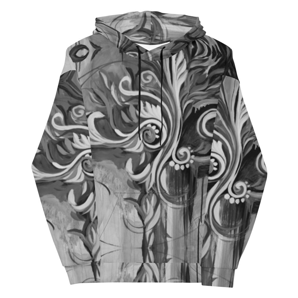 Flourish with Freedom, Black Epic Unisex Hoodie