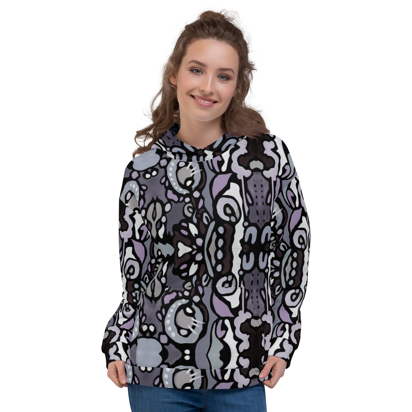 Z-Street, Purple J Epic Unisex Hoodie