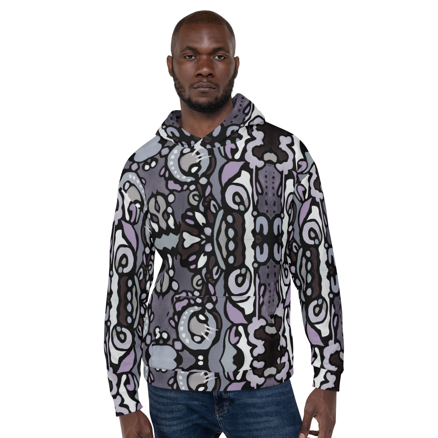 Z-Street, Purple J Epic Unisex Hoodie