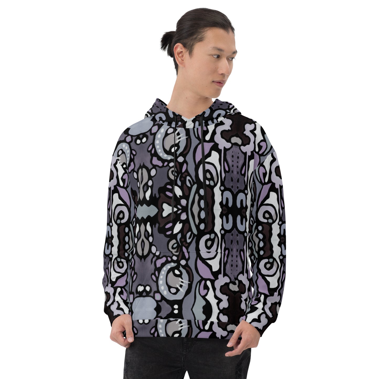 Z-Street, Purple J Epic Unisex Hoodie