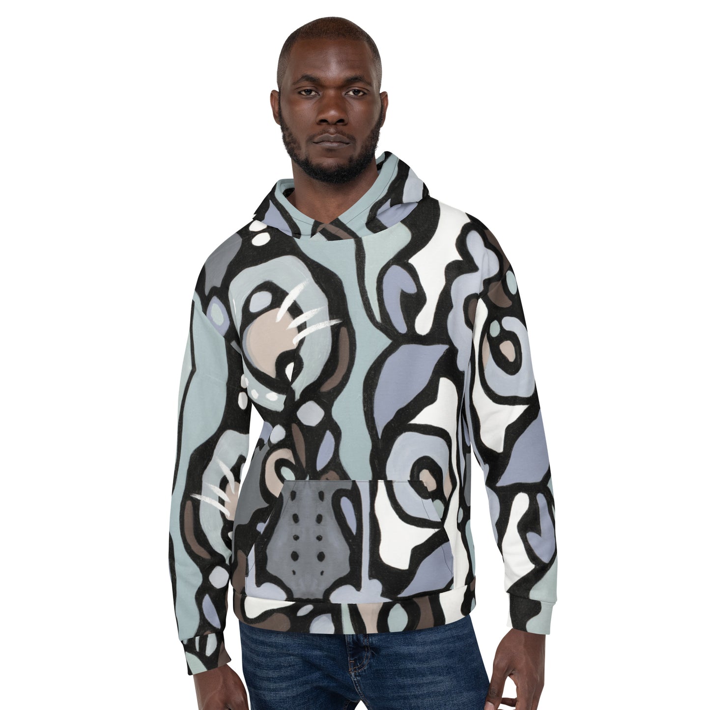 Z-Street Gray Unisex Hoodie