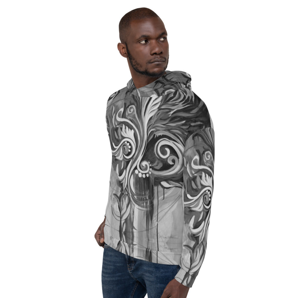 Flourish with Freedom, Black Epic Unisex Hoodie
