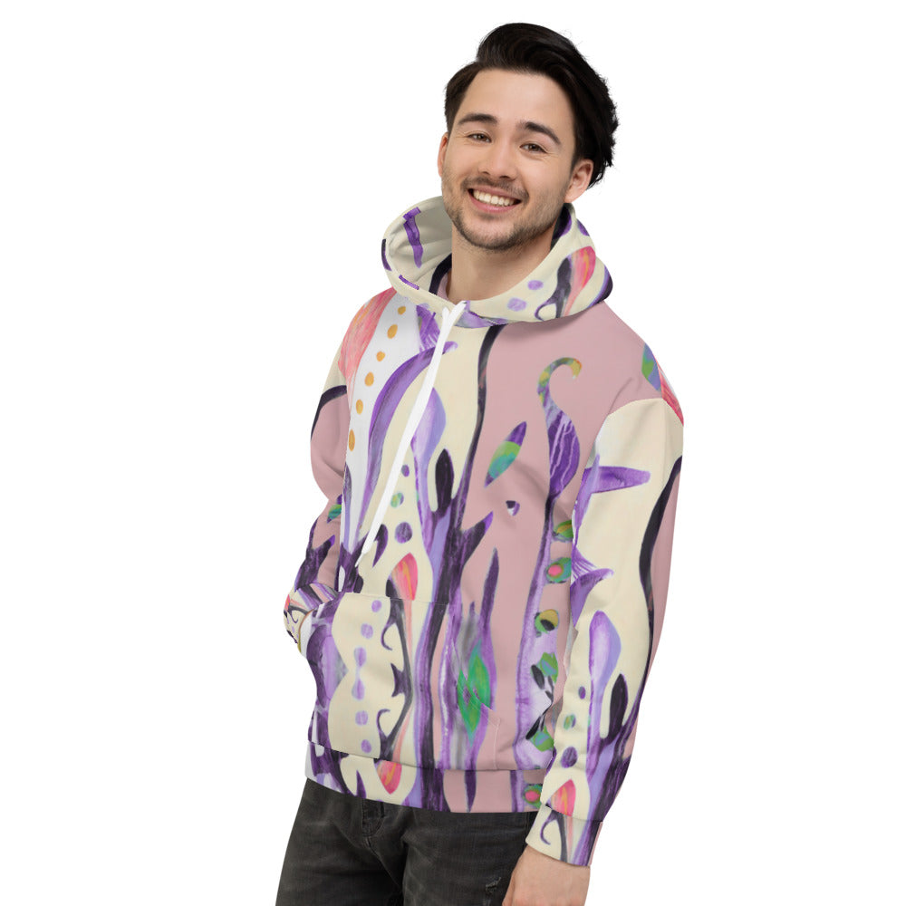 Dove, Blue Epic Purple Unisex Hoodie
