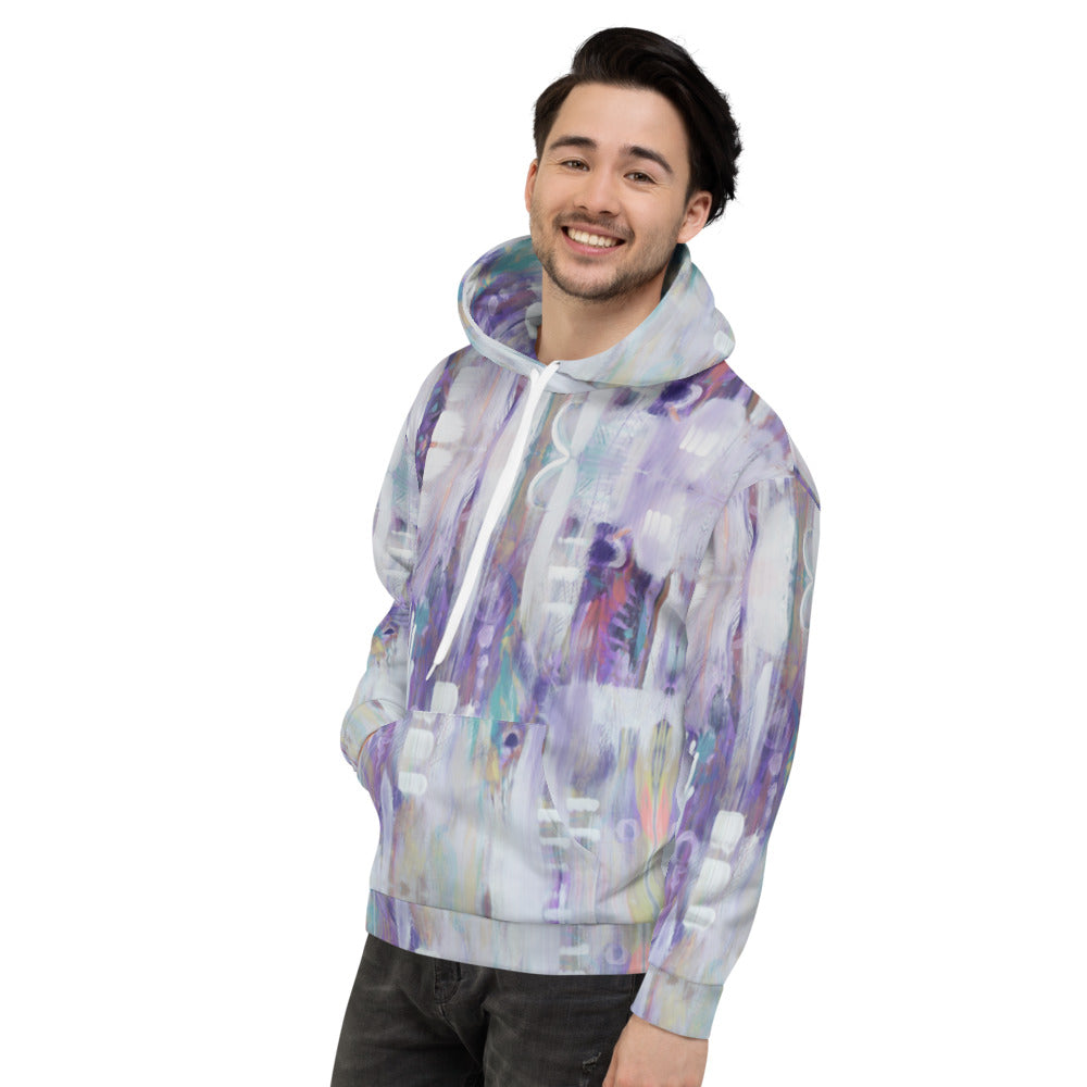 Abstract Purple, Epic Unisex Hoodie