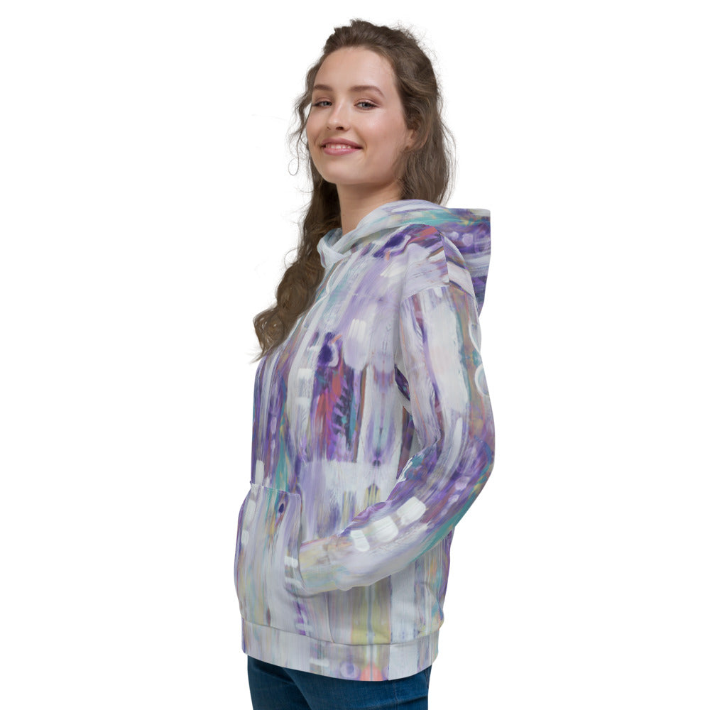 Abstract Purple, Epic Unisex Hoodie