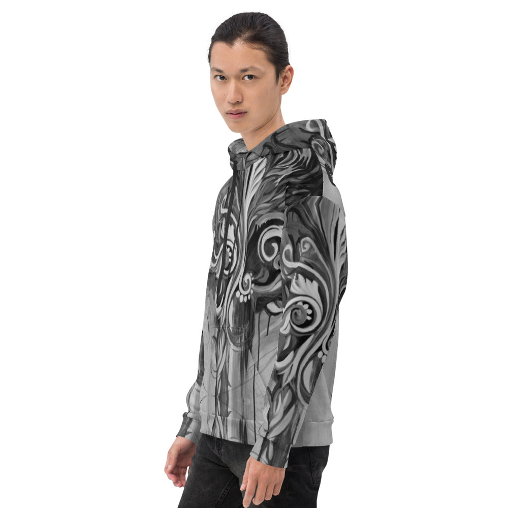 Flourish with Freedom, Black Epic Unisex Hoodie