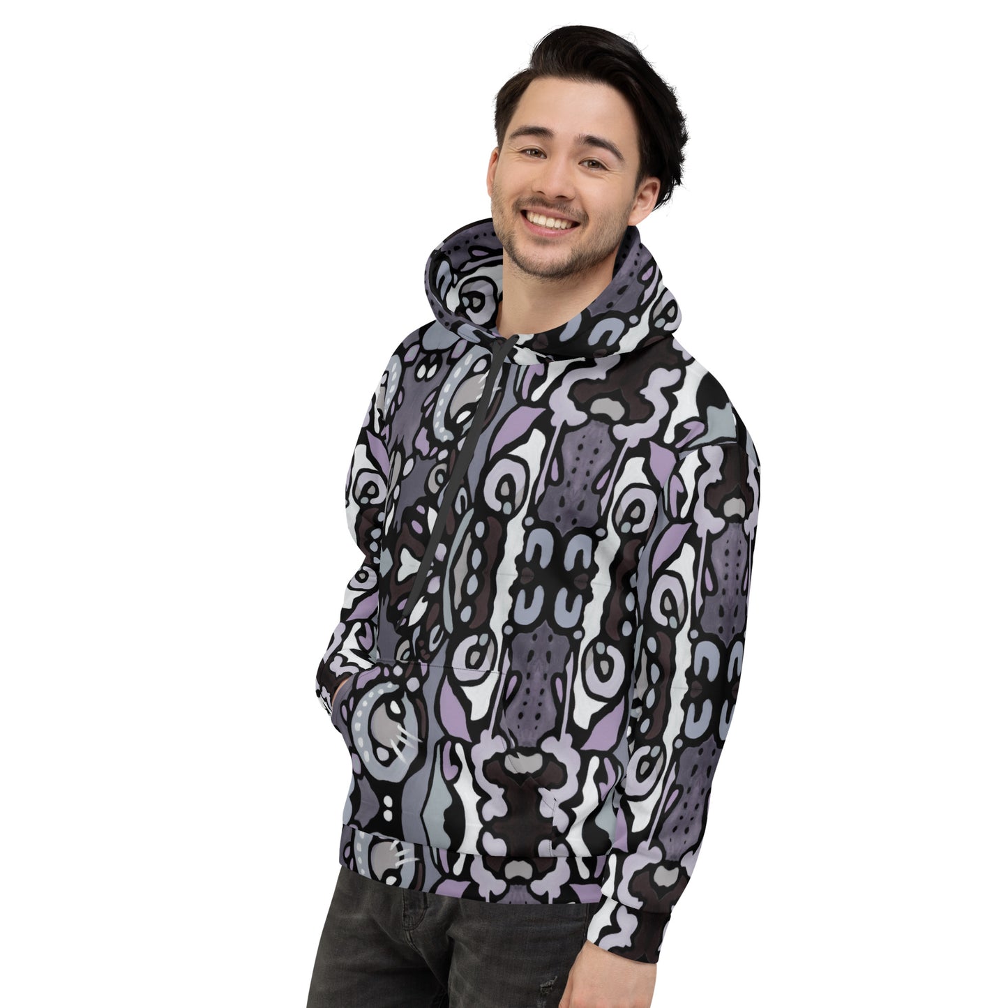 Z-Street, Purple J Epic Unisex Hoodie