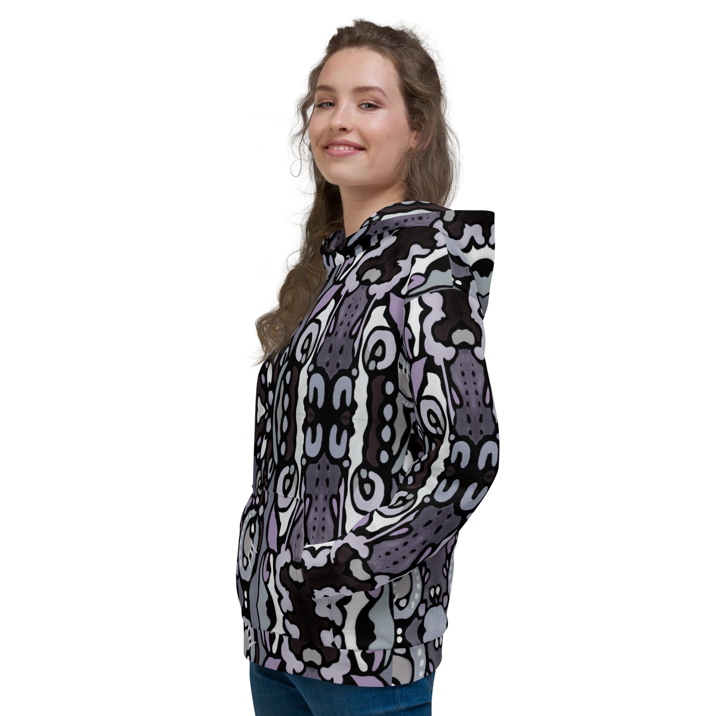 Z-Street, Purple J Epic Unisex Hoodie