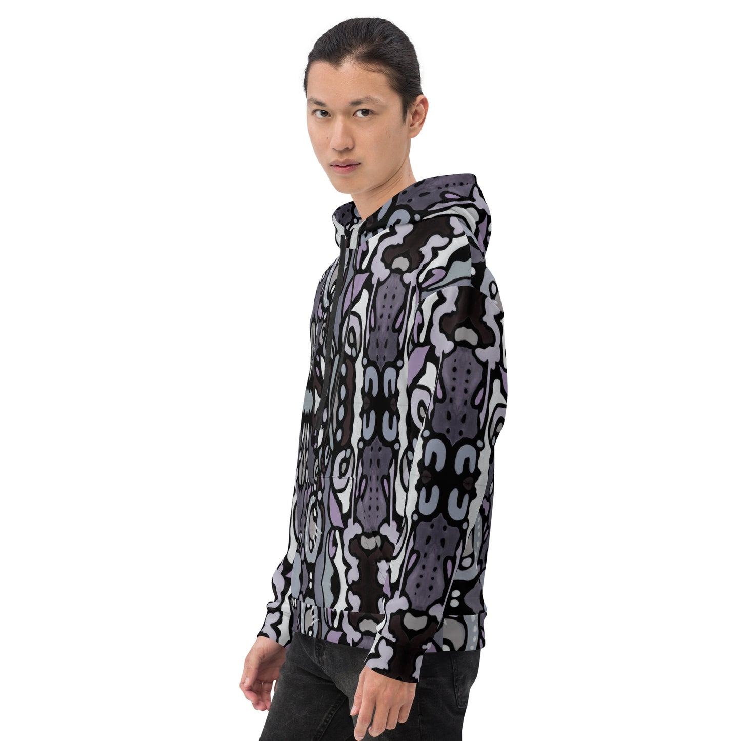 Z-Street, Purple J Epic Unisex Hoodie