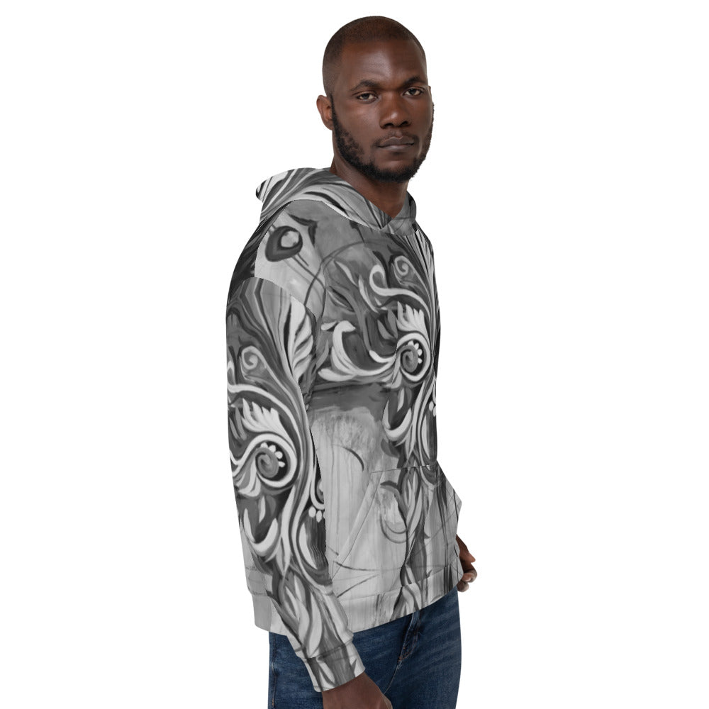 Flourish with Freedom, Black Epic Unisex Hoodie