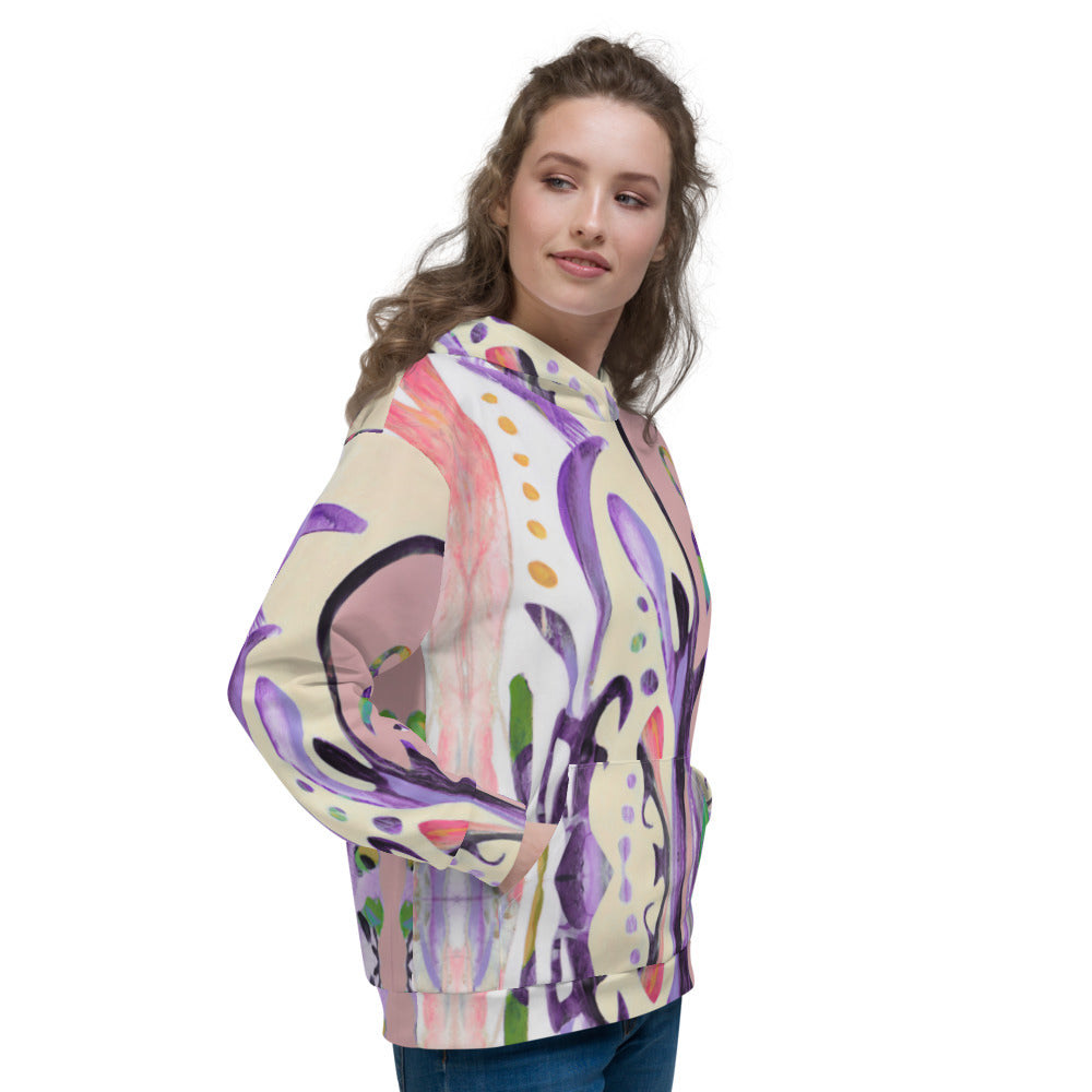 Dove, Blue Epic Purple Unisex Hoodie