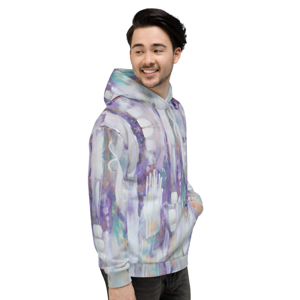 Abstract Purple, Epic Unisex Hoodie
