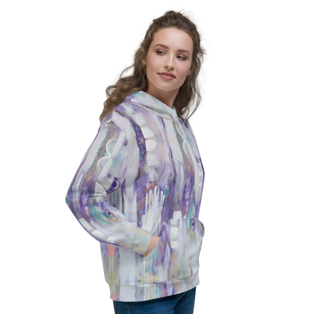 Abstract Purple, Epic Unisex Hoodie