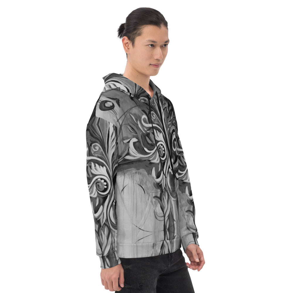 Flourish with Freedom, Black Epic Unisex Hoodie