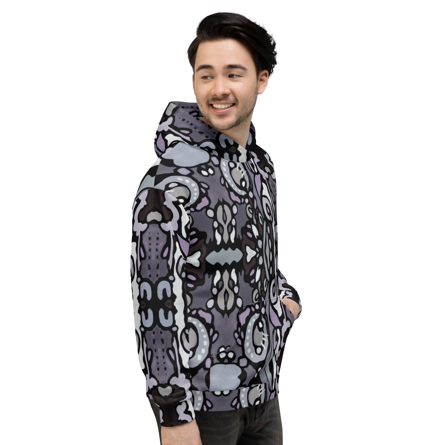 Z-Street, Purple J Epic Unisex Hoodie