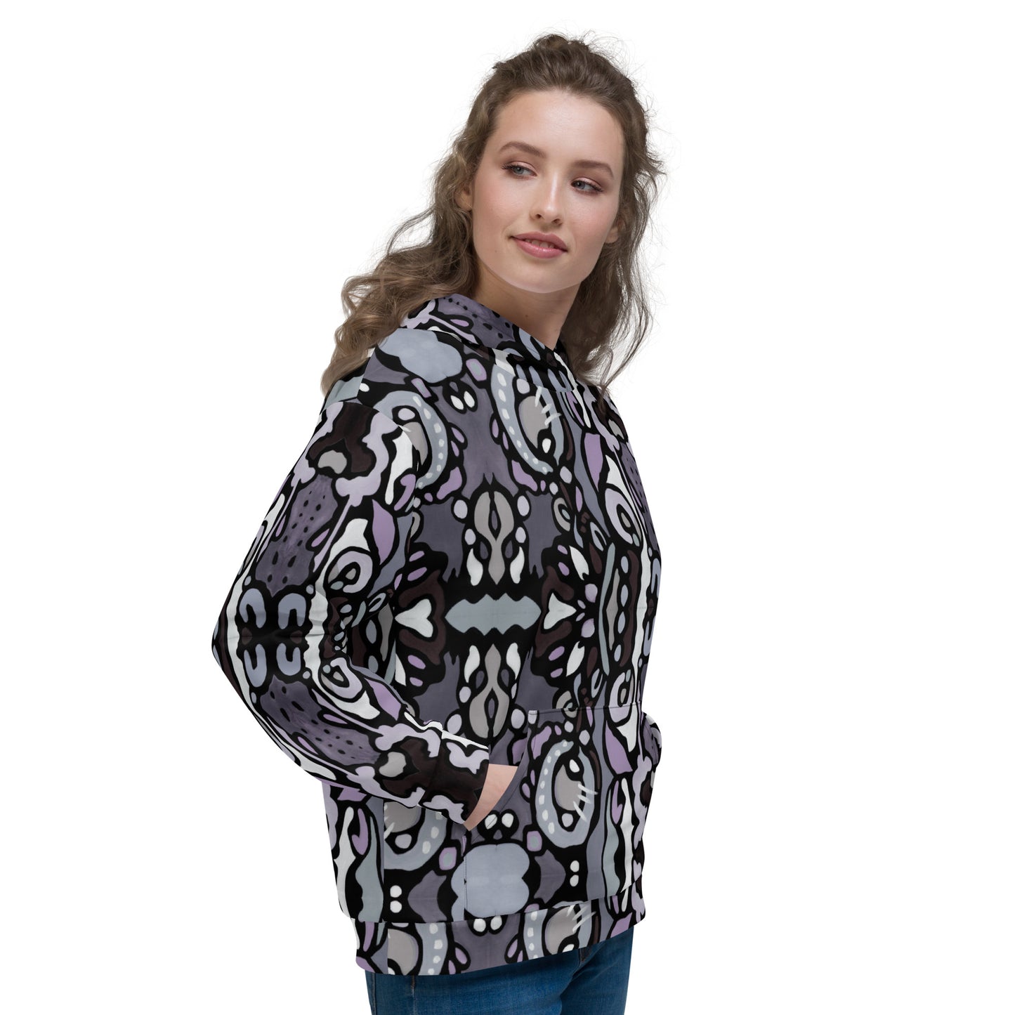 Z-Street, Purple J Epic Unisex Hoodie