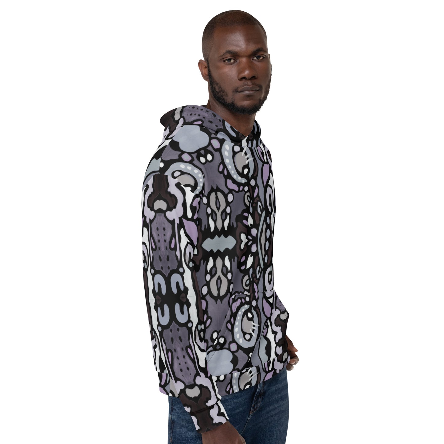 Z-Street, Purple J Epic Unisex Hoodie