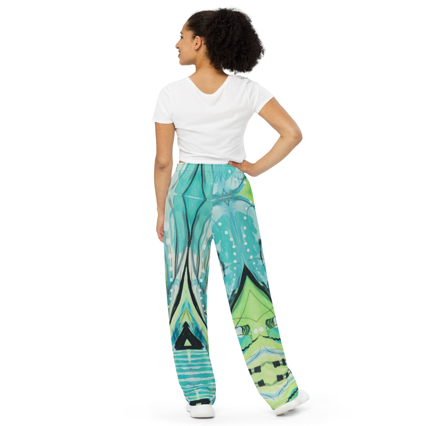 Female of the Species unisex wide-leg pants
