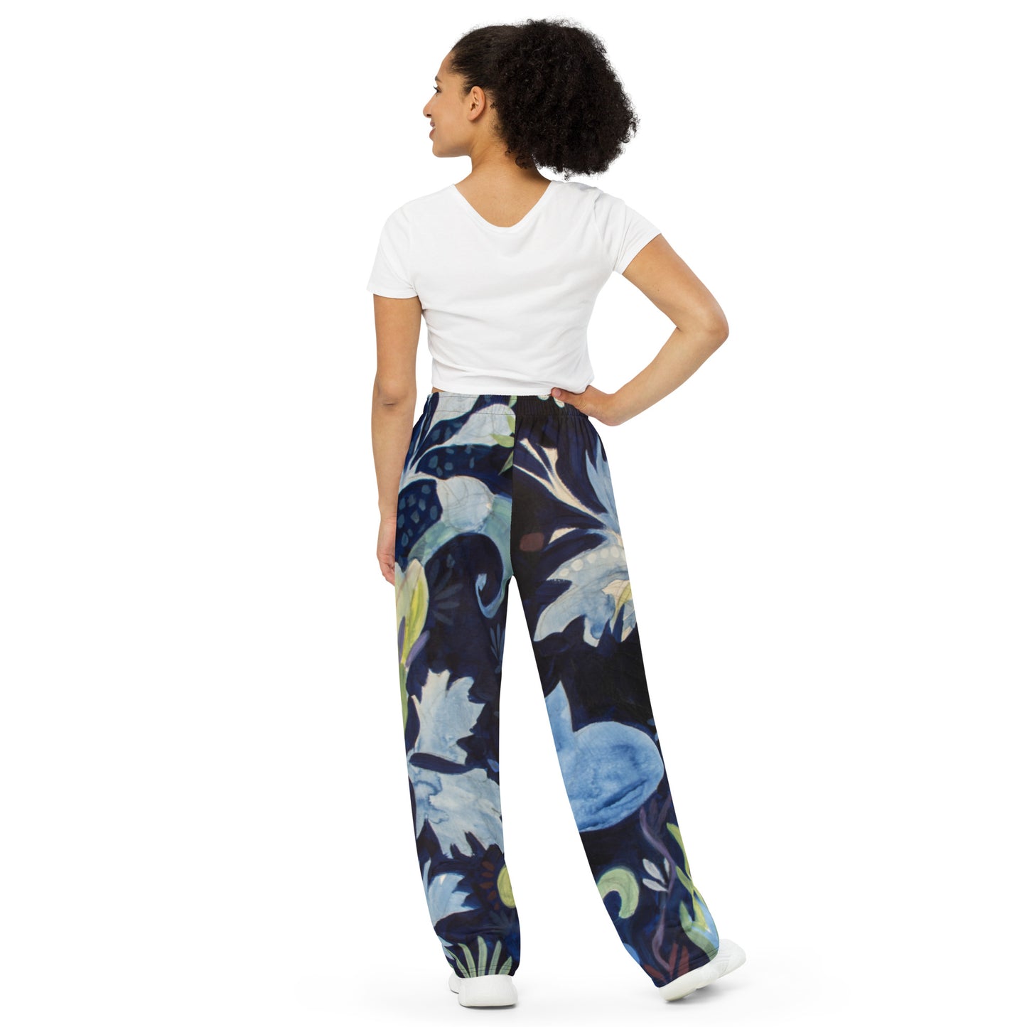 Blue Nightfall 3 unisex wide-leg pants