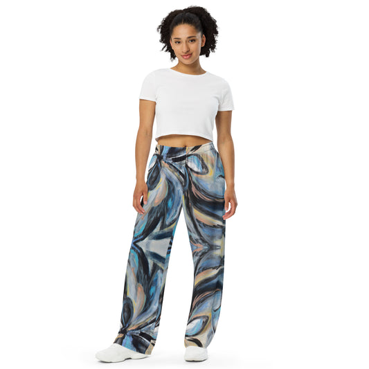 Soul Tie, unisex wide-leg pants