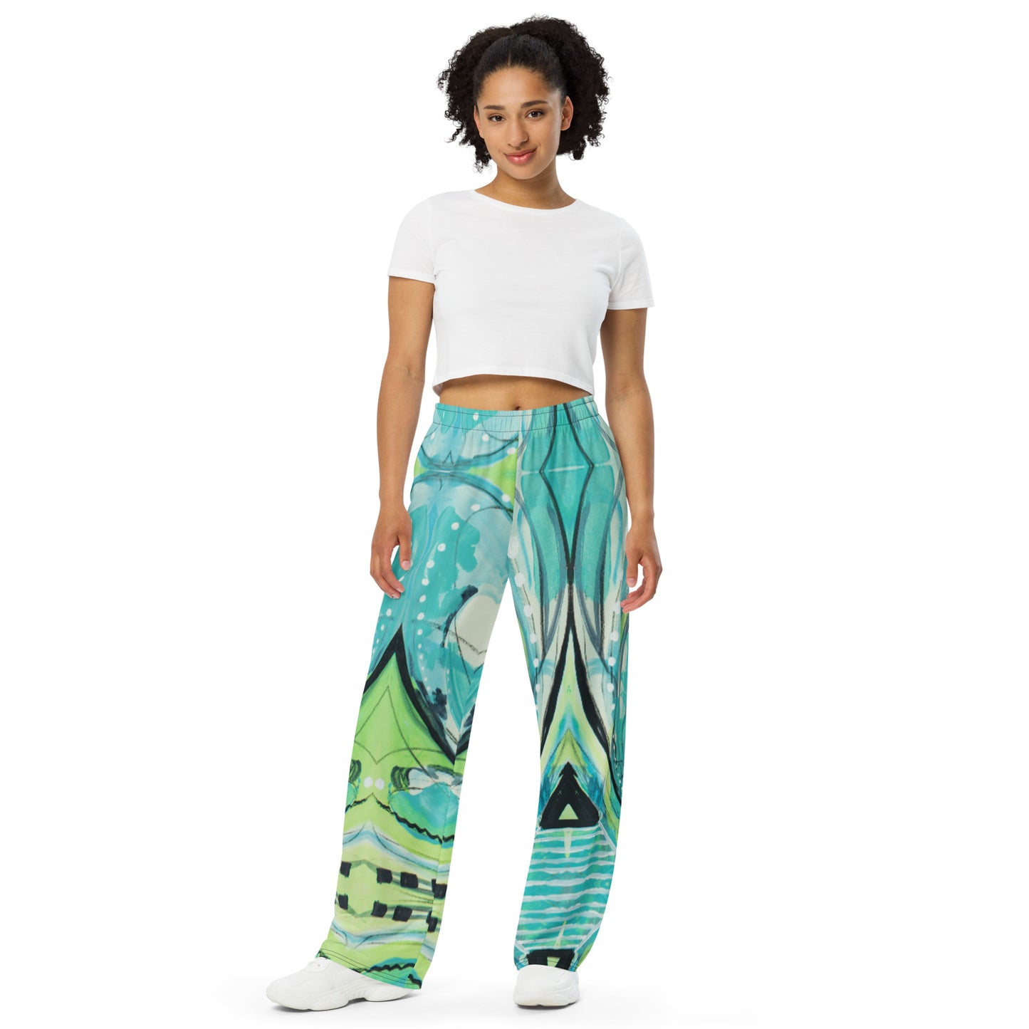 Female of the Species unisex wide-leg pants