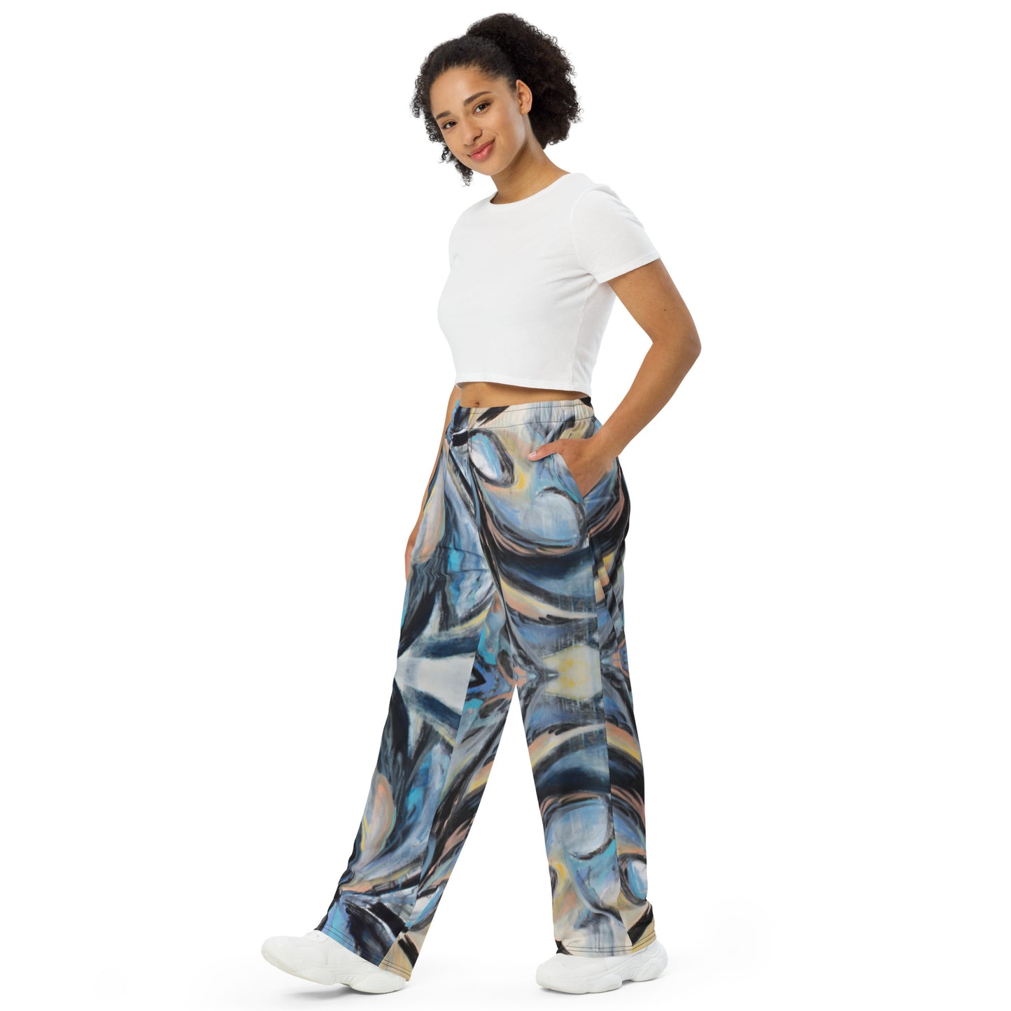 Soul Tie, unisex wide-leg pants