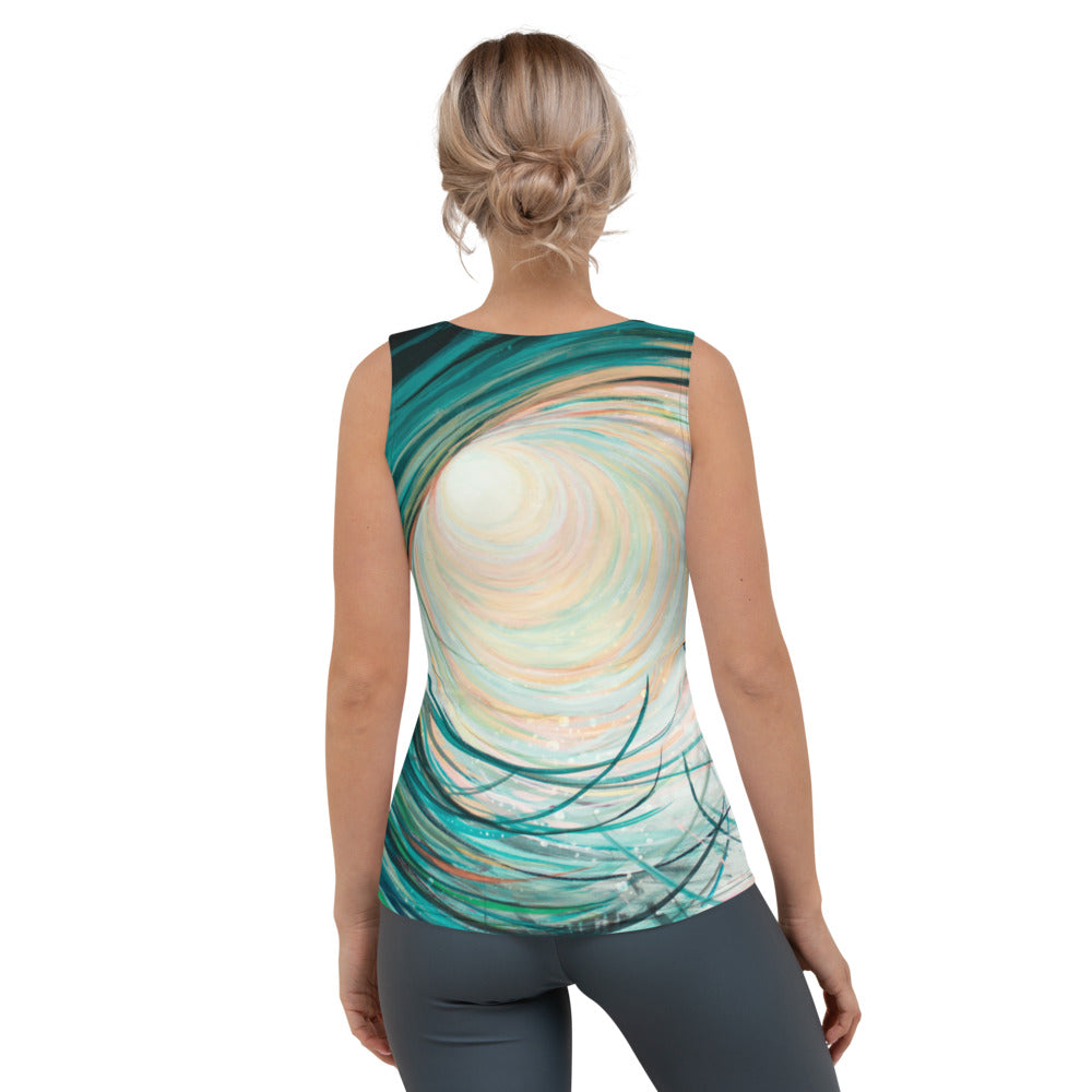 Empty nest, Teal Tank Top