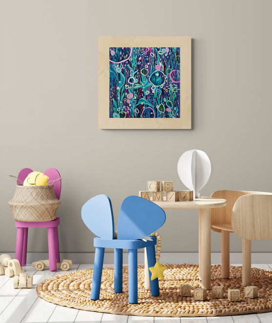 BEAUTY IN NUMBERS, Original abstract canvas painting for sale, Abstract art, Intuitive