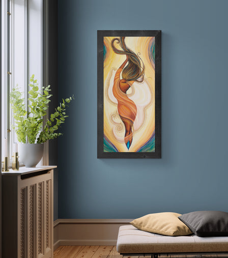 LIGHT YOU UP, painting P.O.R.