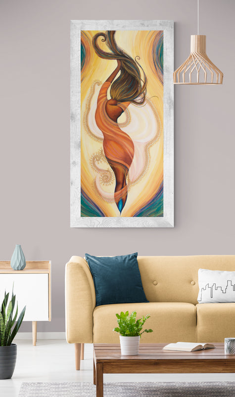 LIGHT YOU UP, painting P.O.R.