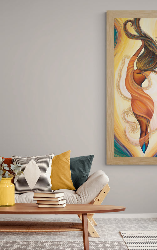 LIGHT YOU UP, painting P.O.R.