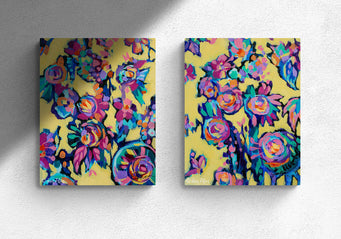 SUN GARDEN 1&2, Set of 2 paintings P.O.R.