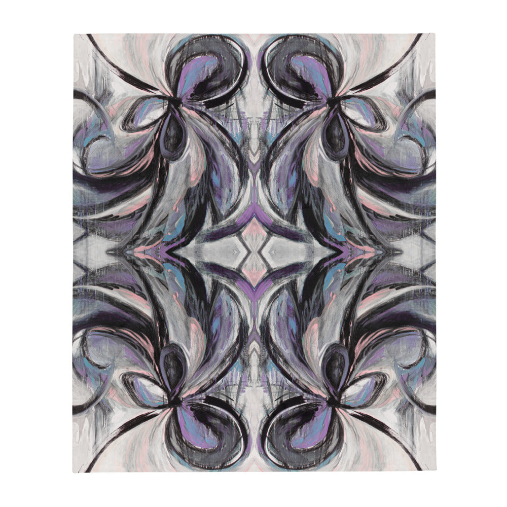 Soul Tie, Purple Throw Blanket