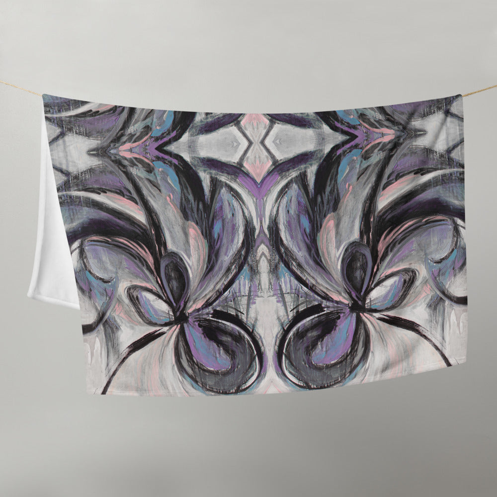 Soul Tie, Purple Throw Blanket