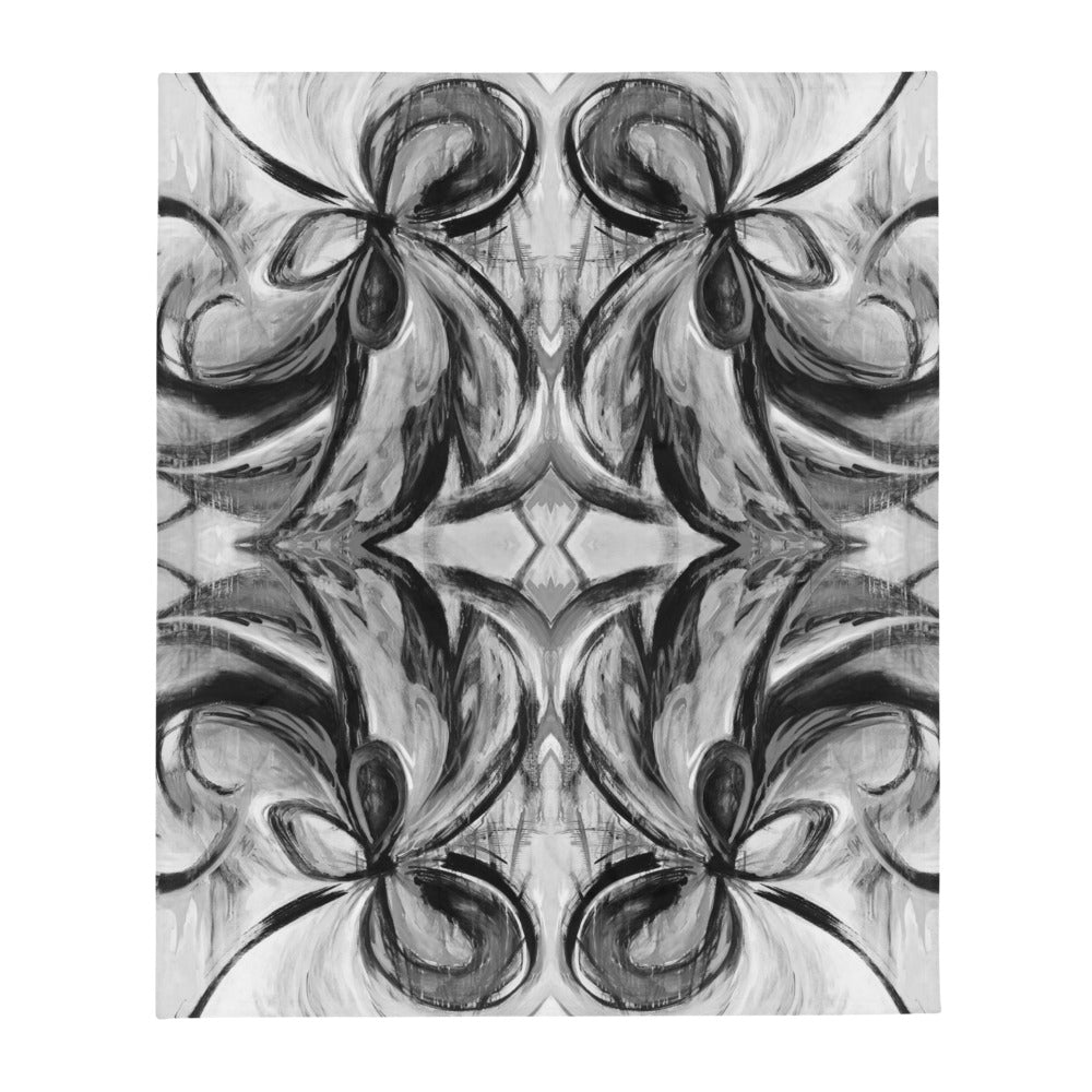 Soul Tie, B/W Throw Blanket