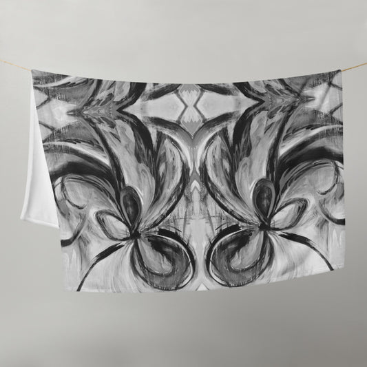 Soul Tie, B/W Throw Blanket