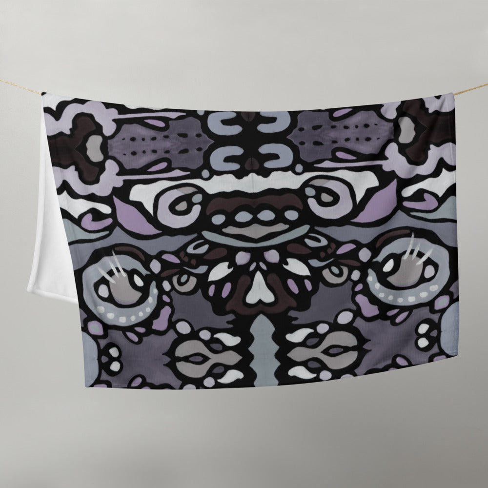 Z-Street, Purple Throw Blanket