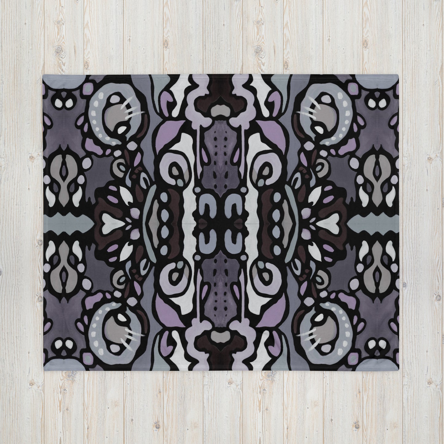 Z-Street, Purple Throw Blanket