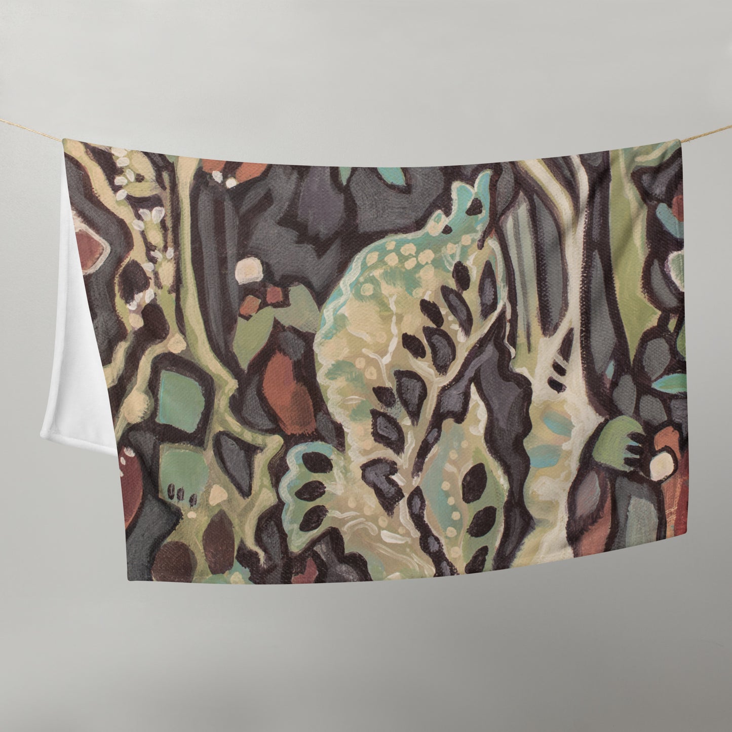Wild Floret, Throw Blanket