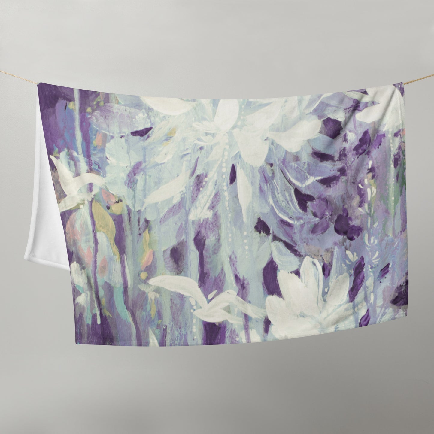 For Mama, Purple Throw Blanket