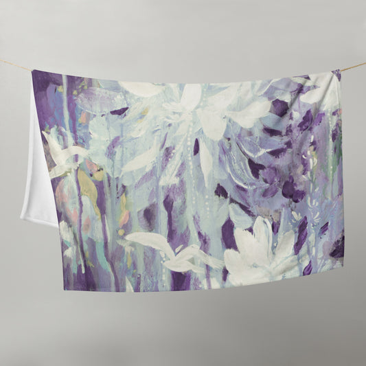 For Mama, Purple Throw Blanket