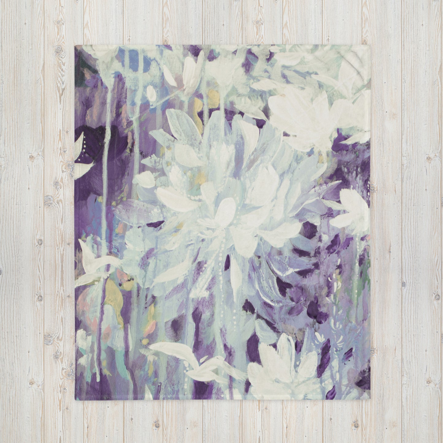 For Mama, Purple Throw Blanket