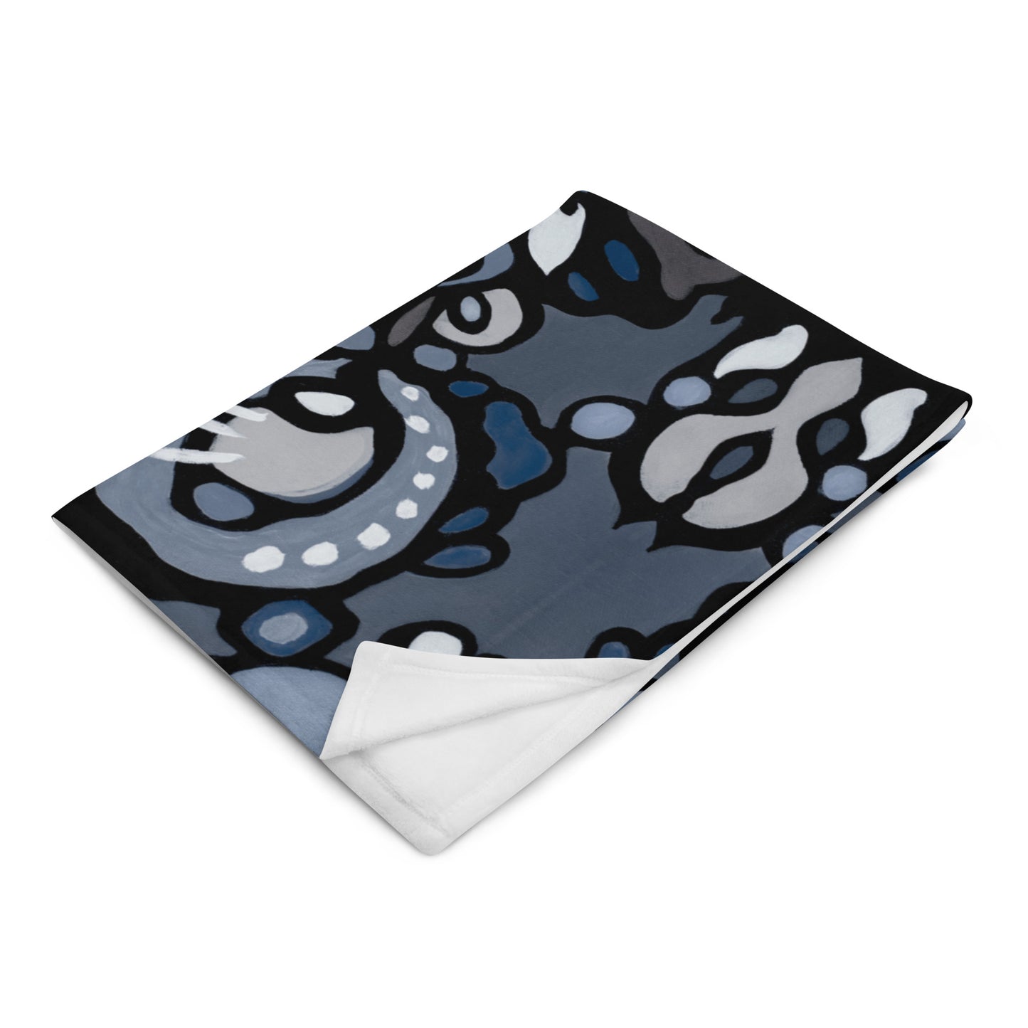 Z-Street, Blue Throw Blanket