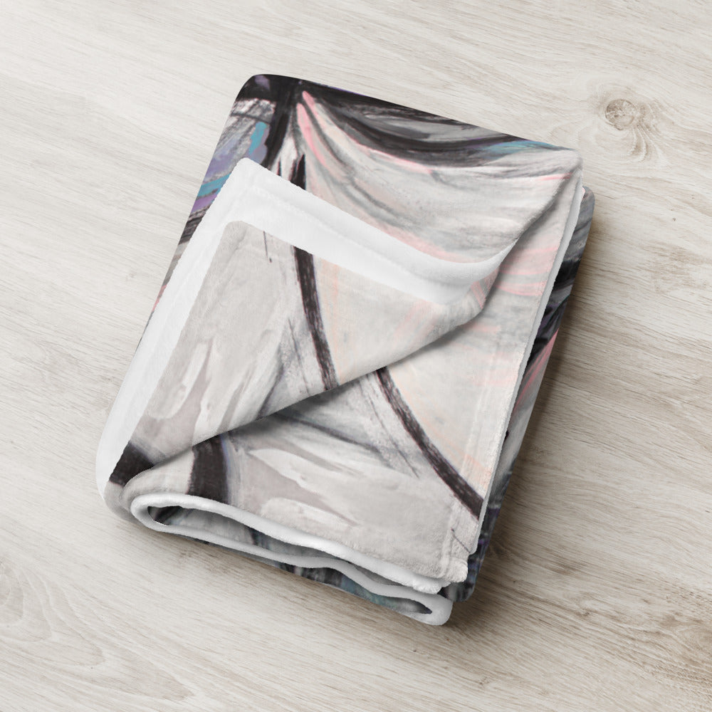 Soul Tie, Purple Throw Blanket