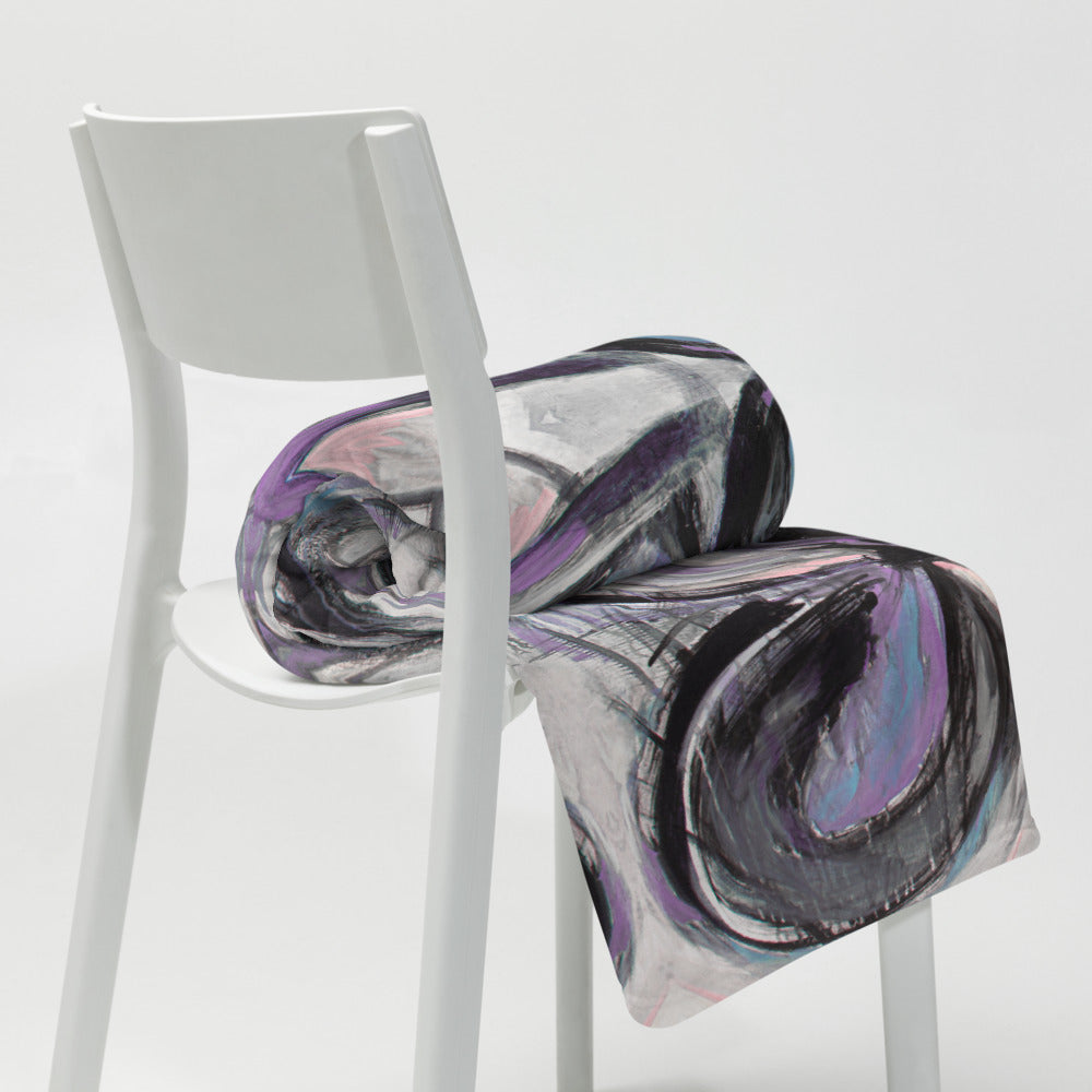 Soul Tie, Purple Throw Blanket