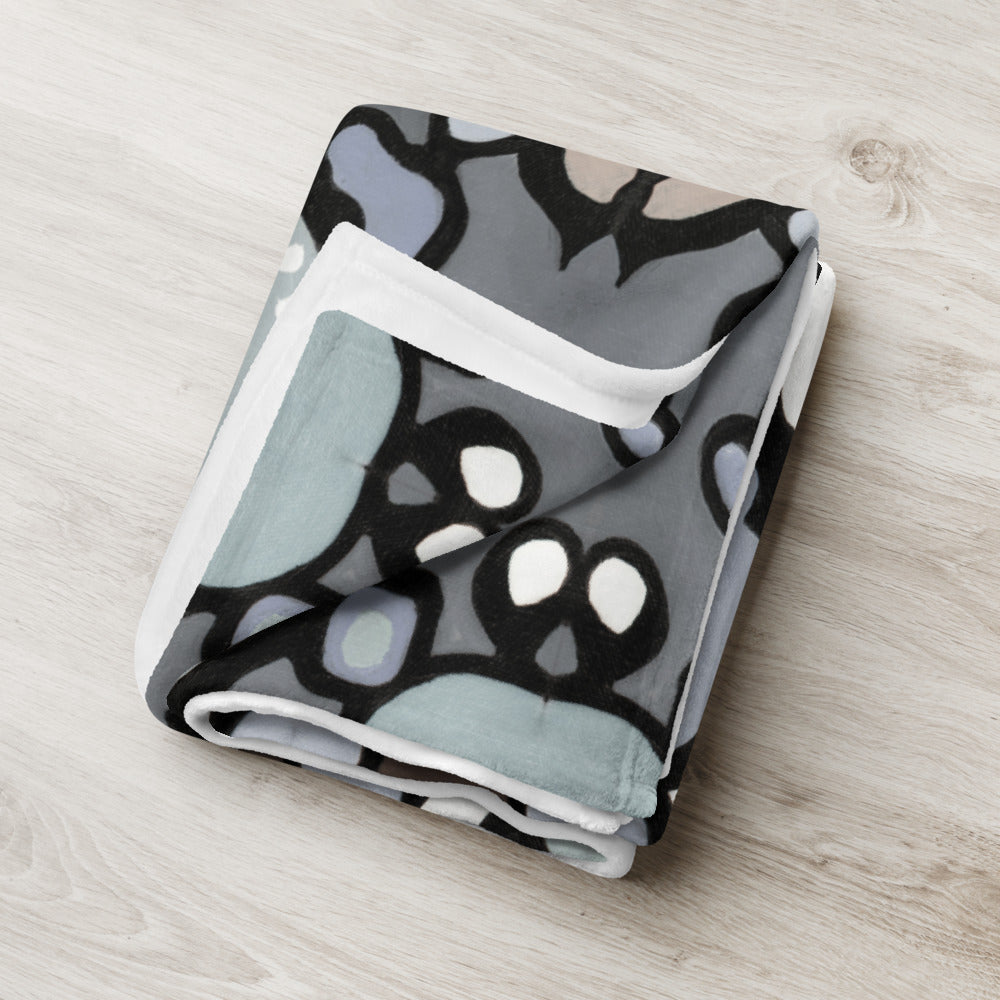 Z-Street, Gray Throw Blanket