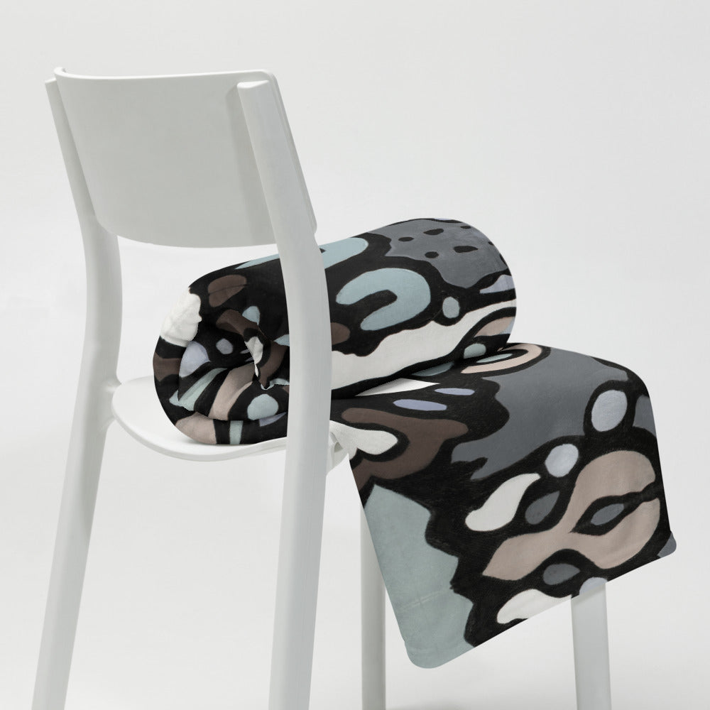 Z-Street, Gray Throw Blanket