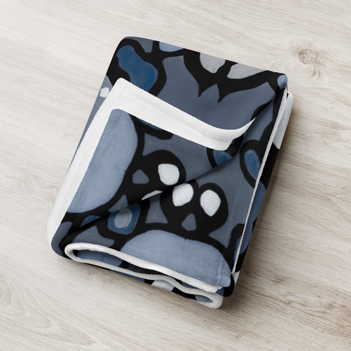 Z-Street, Blue Throw Blanket