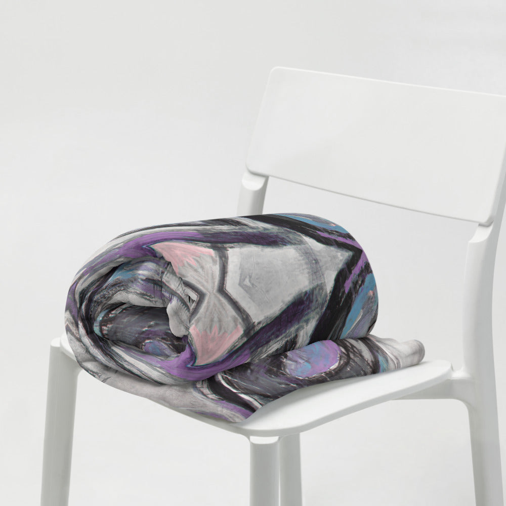 Soul Tie, Purple Throw Blanket